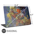 Tabby Cat with Flowers by Nene Thomas Universal Laptop 16.6in (13.4 x 9.7in) Skin